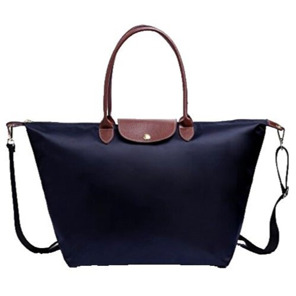 Bekilole Women's Spacious & Stylish Waterproof Shoulder Tote Bag in Classic Navy - Picture 1 of 11